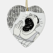 MAN EN KAMPEN KERAMISCH ORNAMENT (Rechts)