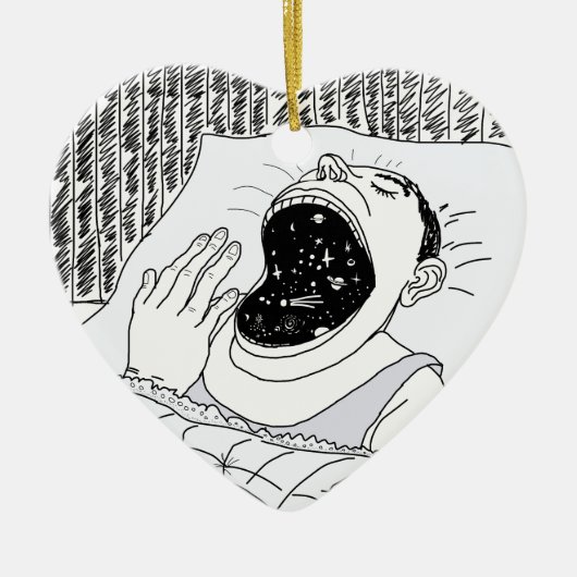 MAN EN KAMPEN KERAMISCH ORNAMENT (Voorkant)