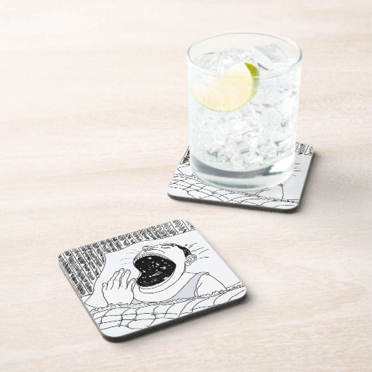 MAN EN KAMPEN ONDERZETTER (Rechterzijde)