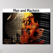 Man en machines poster (Voorkant)