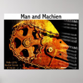 Man en machines poster (Voorkant)