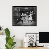 Man en omheining 1908 poster (Thuiskantoor)