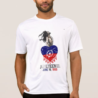 Man en vlag van 10 juni t-shirt