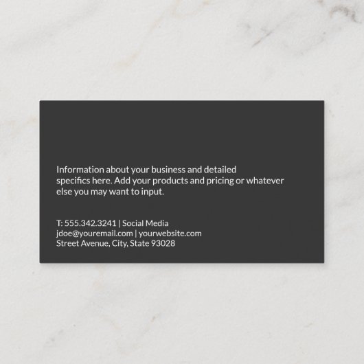 Man en vrouw werken uit | QR-code Visitekaartje (Achterkant)