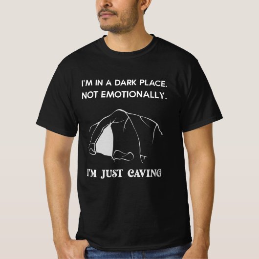 Man en vrouwen Cavers Spelunkers cadeauidee  T-shirt (Voorkant)