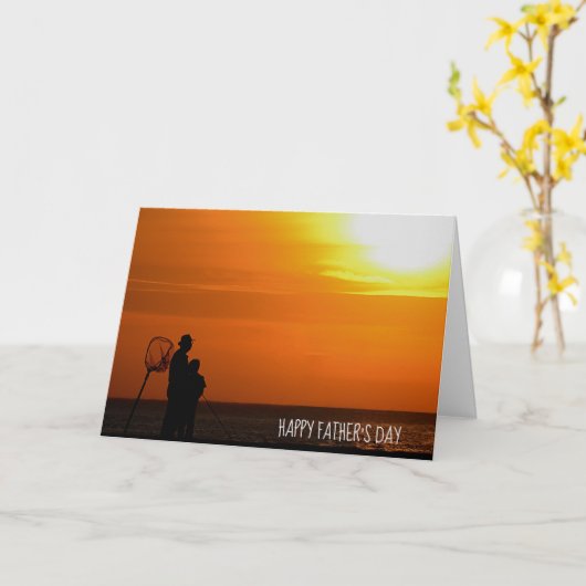 Man en zonneschijn kaart (Gele Bloem)