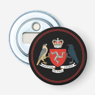 Man Flag Bottle Opener, Emblem/Party Button Flesopener