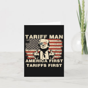 Man Funny Trump Tarrifs Meme America First Kaart
