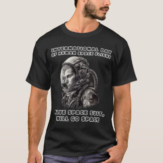 Man gaat naar ruimte-T-shirt T-shirt