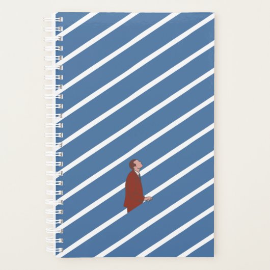 Man gaat omhoog Gefeliciteerd Cadeau Planner (Voorkant)