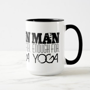 MAN GENOEG VOOR YOGA-Tekst Mok