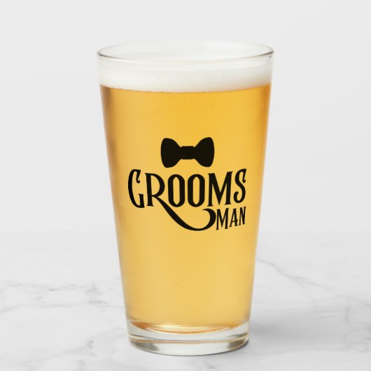 Man Glas (Voorkant gevuld)