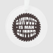 Man Glitter Ornament (voorkant)