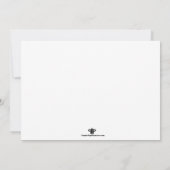 Man Golf Birthday Uitnodiging (Achterkant)