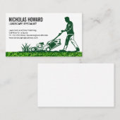 Man grasmaaien | Landschapsarchitectuur Visitekaartje (Voorkant / Achterkant)