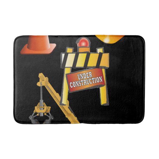 man grot onder badkamerbadmat badmat (Voorkant)