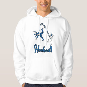 Man Haakt Echtgenote Vissen Bruidegom Grappig Vrij Hoodie