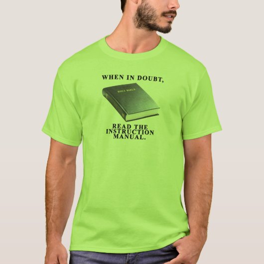 Man handleiding t-shirt (Voorkant)