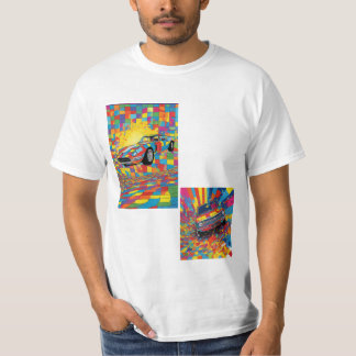 MAN_HANDLEIDING TRENDING CAR ART T-SHIRT