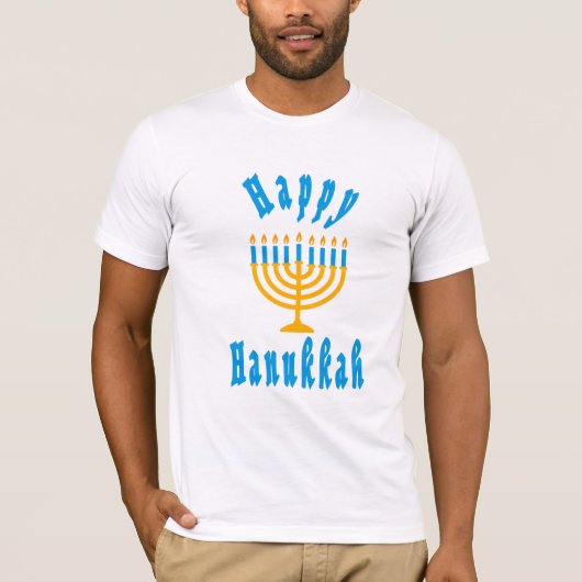 man Hanukkah t-shirt (Voorkant)