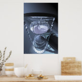 Man heeft geen tijd meer poster (Keuken)