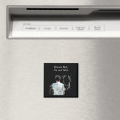 Man Holding Horse Dark Magnet Magneet (Insitu (Vaatwasser))