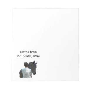 Man Holding Paard Licht Notitieblok