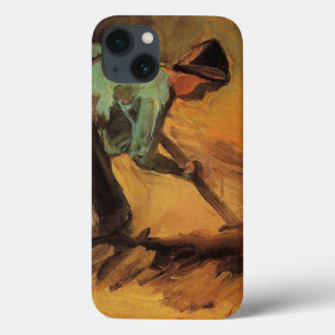 Man houdt op met stok, pade van Vincent van Gogh iPhone 13 Hoesje