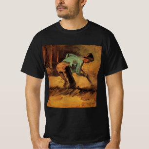 Man houdt op met stok, pade van Vincent van Gogh T-shirt