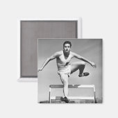 Man Hurdling Magneet (Voorkant / Achterkant)