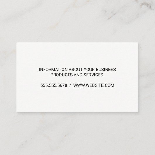 Man hurkt bij zware gewichten | Metallic Grunge Klantenkaartje (Achterkant)