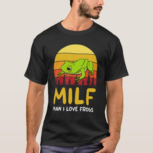 Man I Love Frogs Toad Tree Frog T-shirt (Voorkant)