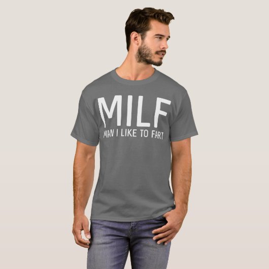 Man Ik hou van grappige iemands humor T-shirt (Voorkant volledig)