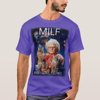 Man Ik Hou Van Katachtigen T-shirt