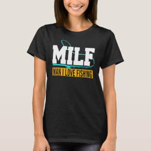 Man Ik hou van Vissen Gevist Visser Mannen Vrouwen T-shirt