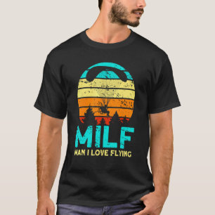 Man Ik Hou Van Vliegen Paramotor Piloot Paramotori T-shirt