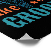 Man Ik voel me als een bruidegom kleding Poster (Hoek)