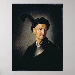 Man in Armor - Rembrandt - c1632 Poster