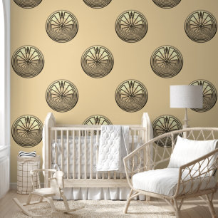 Man in de doolhof - Geestsymbool 3a Behang