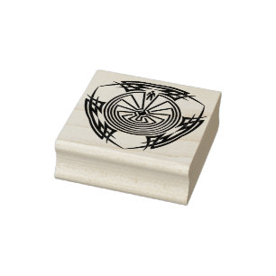 MAN IN DE GROOTTE - tattoo lijst II Rubberstempel