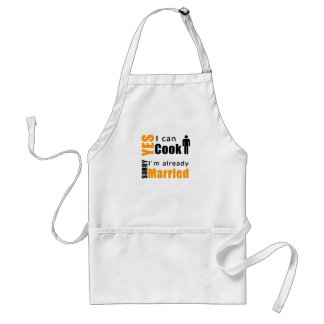 Man in de keuken standaard schort