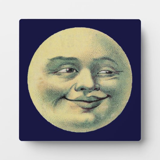 Man in de maan Fotoplaat (Voorkant)