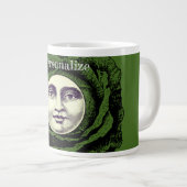 Man in de maan  kool hoofd extra grote beker (Voorkant rechts)