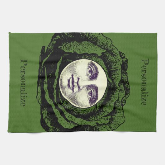 Man in de maan kool hoofd theedoek (Horizontaal)