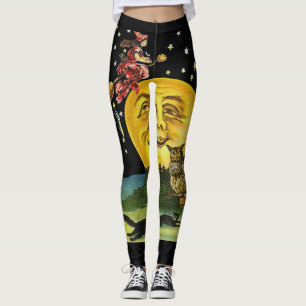  Man in de maan Leggings