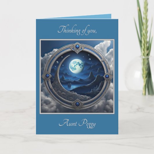 Man in de maan (set 2402-28a #4) Note Kaart (Voorkant)