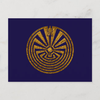 Man in de Maze, reis door het leven, ik'itoi, Briefkaart