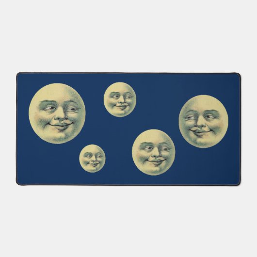 Man in de Moons Desk Mat (Voorkant)