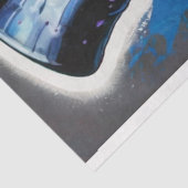 Man in een Top Hat Surrealisme en Pop Art Decoupag Tissuepapier (Detail)