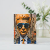 Man in een vervallen samenleving briefkaart (Staand voorkant)